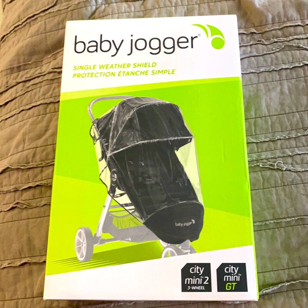 Weather shield for baby jogger stroller